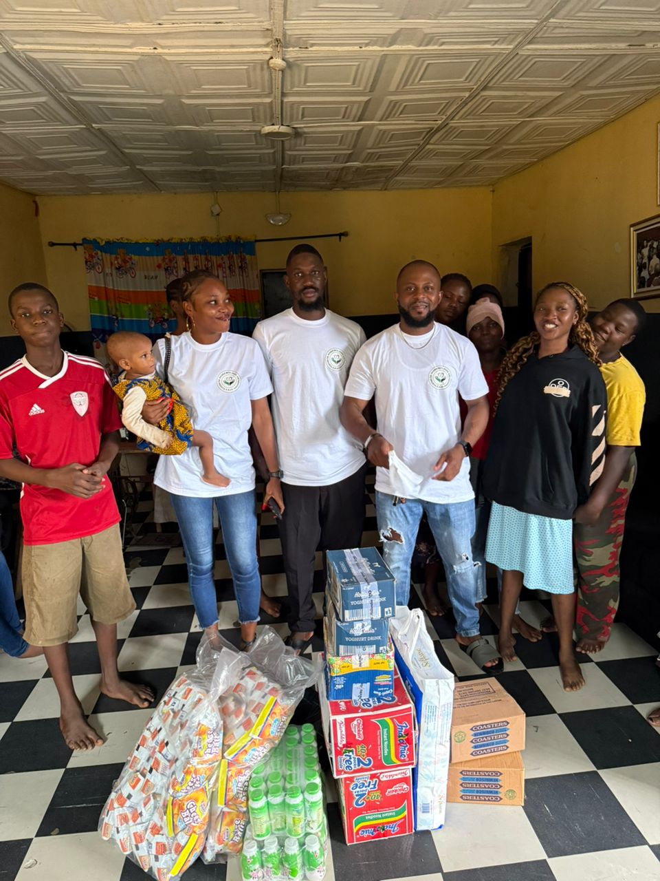 Foundation members with provisions indoors